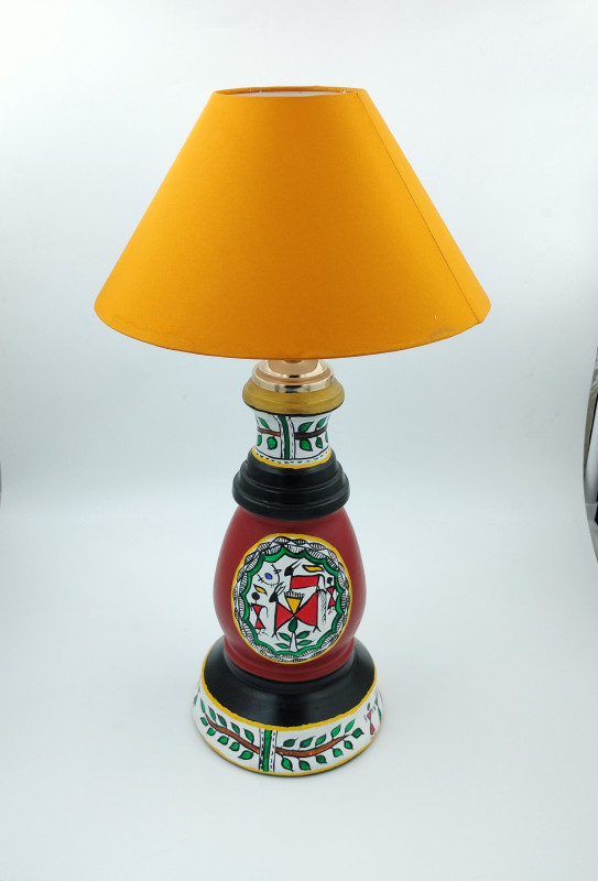 HANDMADE TERRACOTTA ELECTRIC LANTERN YELLOW LAMP
