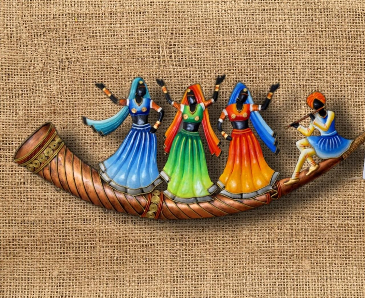 rajasthani 4 figure dance on trumpet