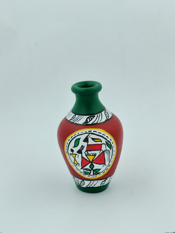 HANDMADE TERRACOTTA FLOWER VASE large