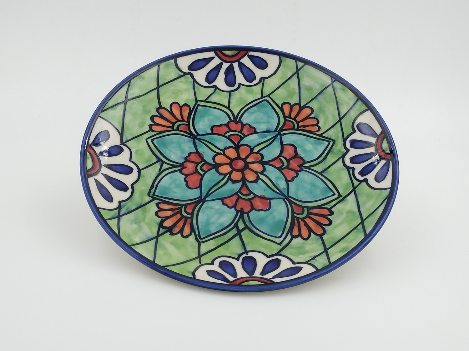 Ceramic Hand Painted Dinner Plate Set