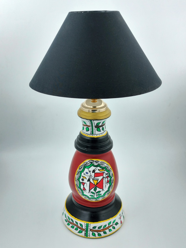 handmade TERRACOTTA  electric lantern lamp
