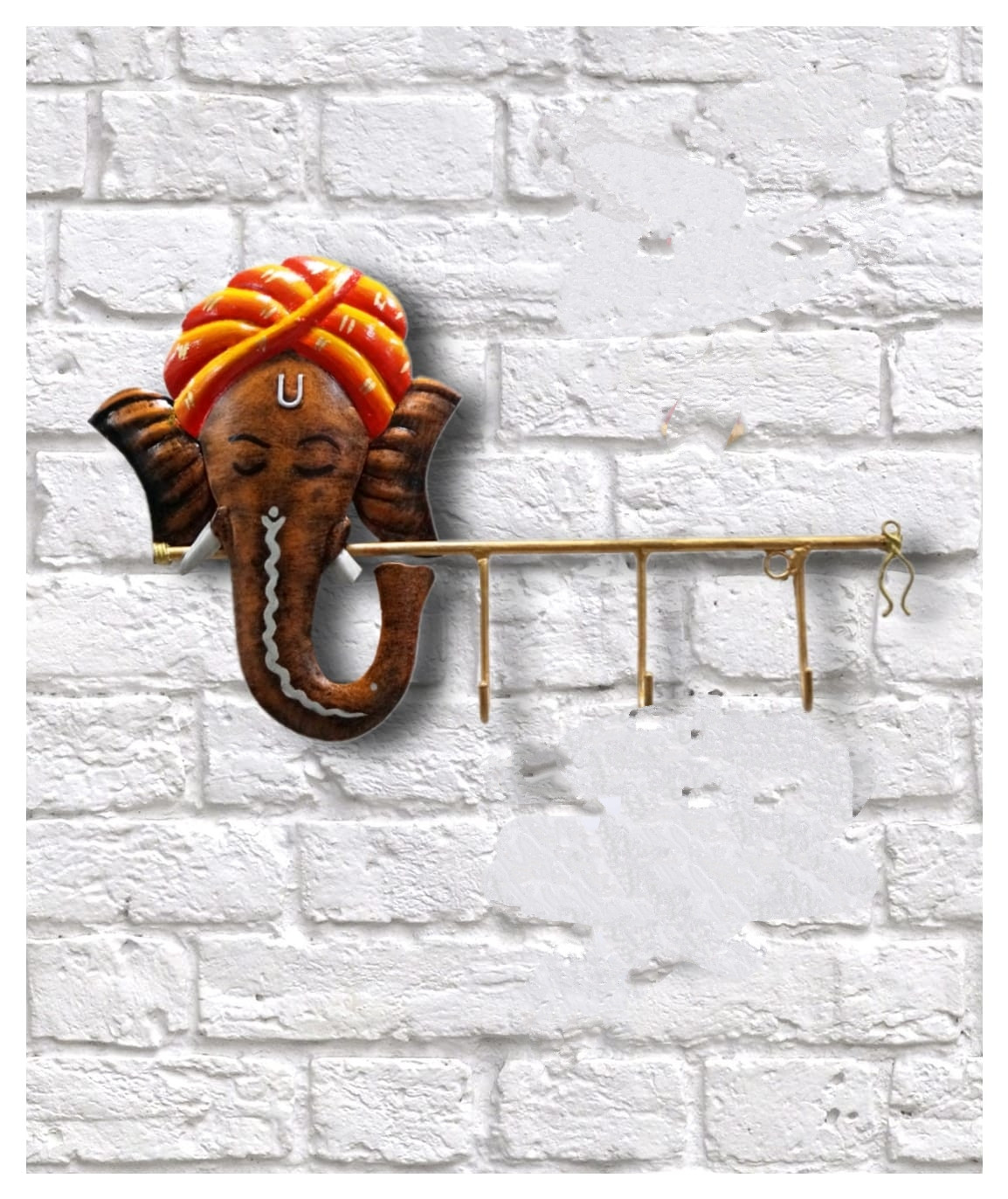 ganesha key mask holder