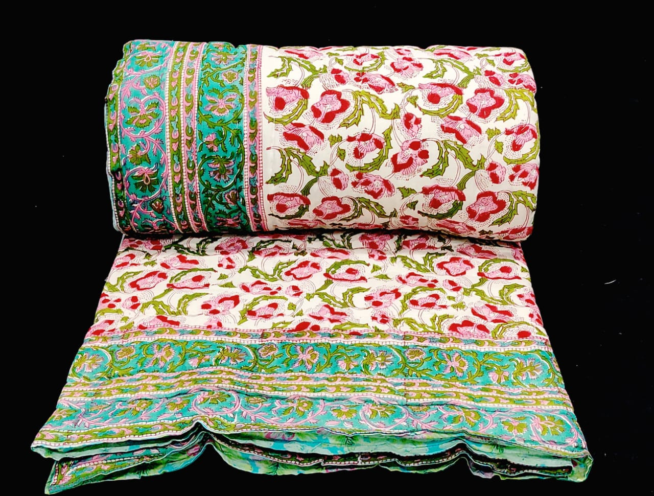 Hand block Cotton Quilt